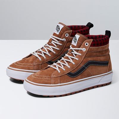 Vans marrones mujer sale