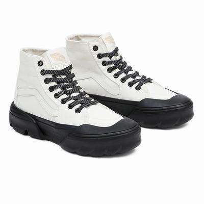 Tenis Botas Vans Sk8-Hi Tapered Modular Hombre Blancas | AQX071635