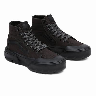 Tenis Botas Vans Sk8-Hi Tapered Modular Hombre Negras | CRA895216