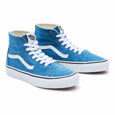 Tenis Botas Vans Sk8-Hi Tapered Mujer Azules | EHV518324