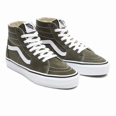 Tenis Botas Vans Sk8-Hi Tapered Mujer Verde | HGP685130