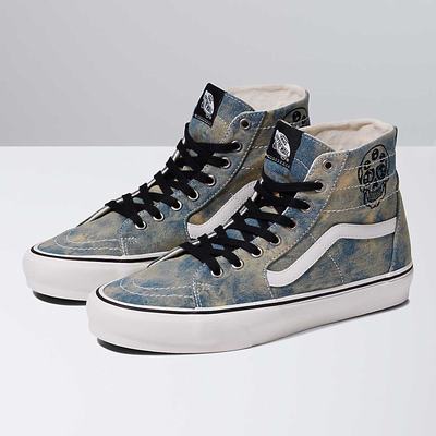 Tenis Botas Vans Sk8-Hi Tapered Mujer Verde Oliva/Blancas | YHZ065317