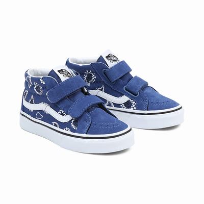 Tenis Botas Vans Sk8-Mid Reissue V (4-8 years) Niños Azules | HDP130948