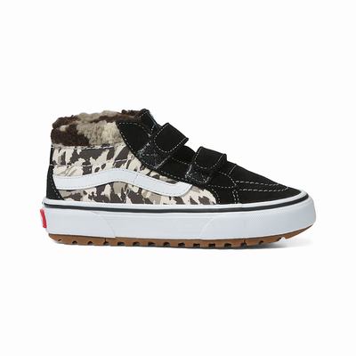 Tenis Botas Vans Sk8-Mid Reissue V MTE-1 (4-8 years) Niños Negras/Multicolor | WJP632509