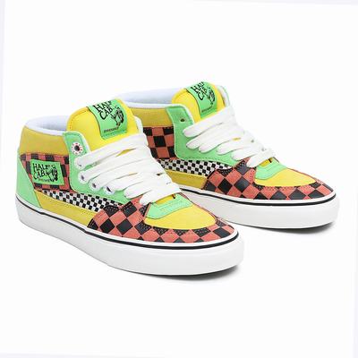 Tenis Botas Vans x Tierra Whack Half Cab Mujer Negras/Blancas | OBQ817620