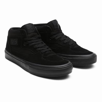 Tenis Skate Vans Half Cab Hombre Negras | BEK975481