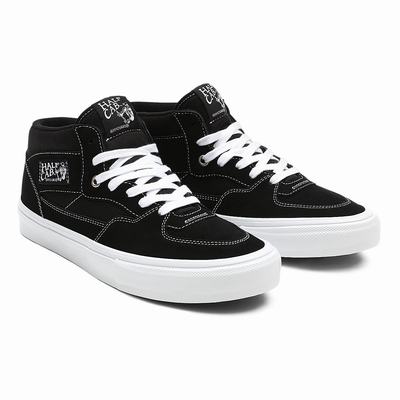 Tenis Skate Vans Half Cab Mujer Negras | WIO618573