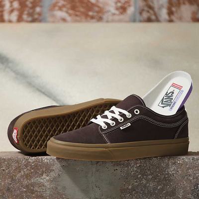 Tenis Skate Vans Suede Gum Skate Chukka Hombre Chocolate | GUJ204596