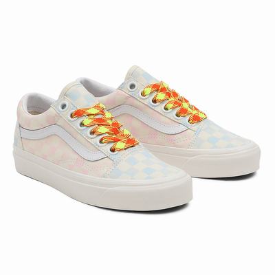 Tenis Vans Anaheim Factory Old Skool 36 DX Mujer Azules/Rosas/Beige | UCS807691