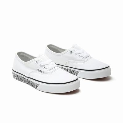 Tenis Vans Animal Sidewall Authentic (4-8 years) Niños Blancas | OPC280419