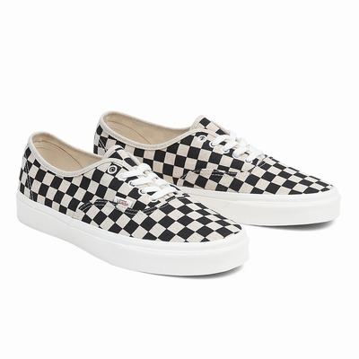 Tenis Vans Authentic Mujer Negras/Blancas | HDE614279