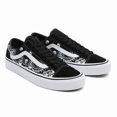 Tenis Vans Bandana Estilo 36 Hombre Negras | NOU671052