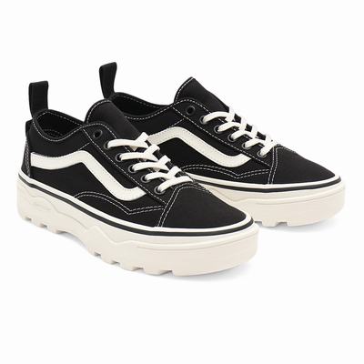 Tenis Vans Canvas Sentry Old Skool Wc Mujer Negras | GSW539126