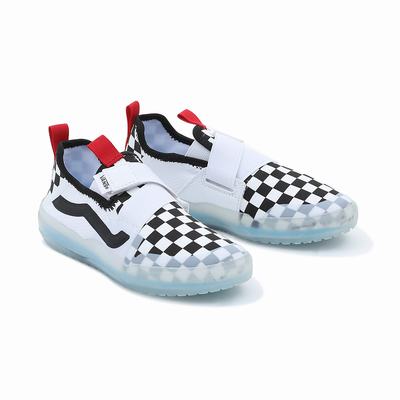 Tenis Vans Checkerboard Strker UltimateWaffle Velcro (4-8 years) Niños Negras | RWS728491