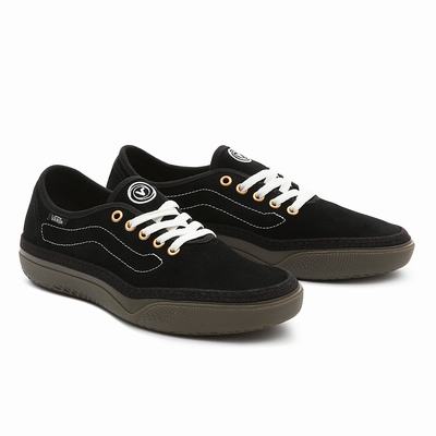 Tenis Vans Circle Vee Hombre Negras | BXY560973