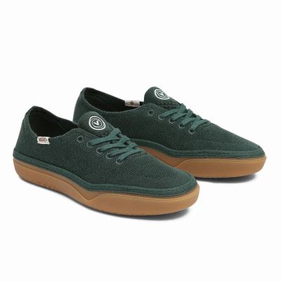 Tenis Vans Circle Vee Hombre Verde | PIS571806