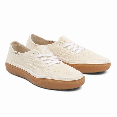 Tenis Vans Circle Vee Mujer Beige | IWS639258