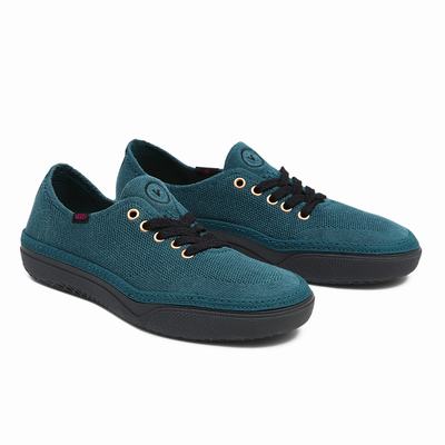 Tenis Vans Curren X Knost Circle Vee Hombre Azules | CIQ901836