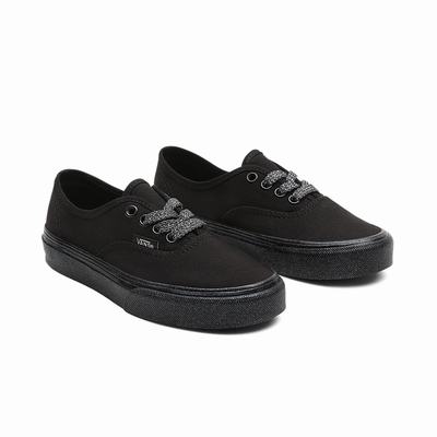 Tenis Vans Glitter Outsole Authentic (4-8 years) Niños Negras | JGN631894