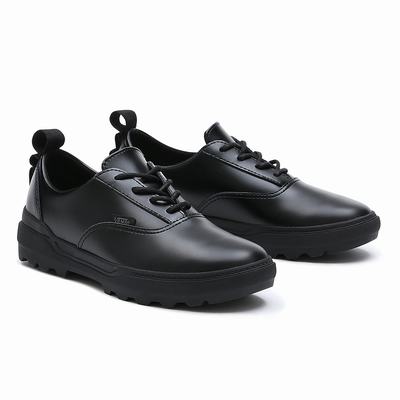 Tenis Vans Leather Colfax Low Hombre Negras | YDA137806