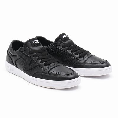 Tenis Vans Leather Lowland CC Hombre Negras | JMD574213