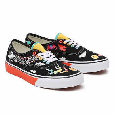 Tenis Vans OTW Gallery Authentic Hombre Negras/Multicolor | AYW932701