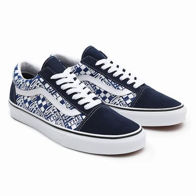 Tenis Vans Off The Wall Old Skool Hombre Azules/Azul Marino | ZVT024318