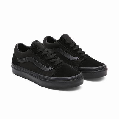 Tenis Vans Old Skool (4-8 years) Niños Negras | KXU092715