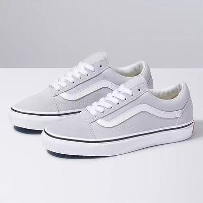 Tenis Vans Old Skool Hombre Gris/Blancas | TSA325840