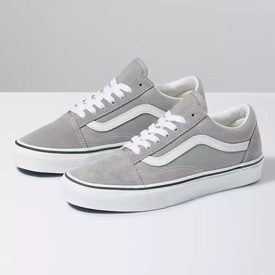 Tenis Vans Old Skool Hombre Gris/Blancas | YZR392476