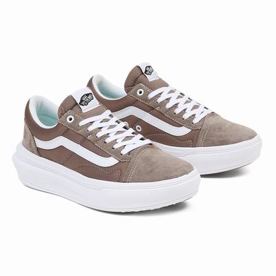 Tenis Vans Old Skool Overt CC Mujer Marrones | YUV598621