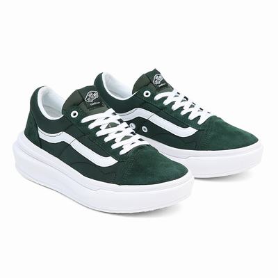 Tenis Vans Old Skool Overt CC Mujer Verde | ZYN324170