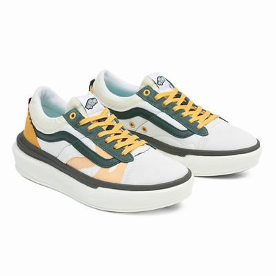 Tenis Vans Old Skool Overt Plus CC Hombre Verde/Blancas | IJE945807