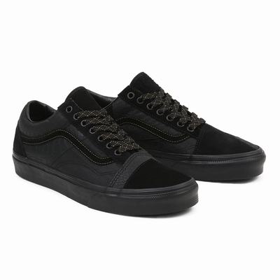 Tenis Vans Old Skool Patchwork Hombre Negras | OWZ139724