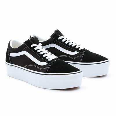 Tenis Vans Old Skool Stackform Hombre Negras | HOM872691