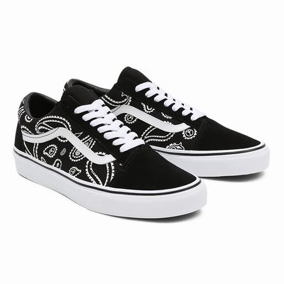 Tenis Vans Peace Paisley Old Skool Hombre Negras | YCW972043