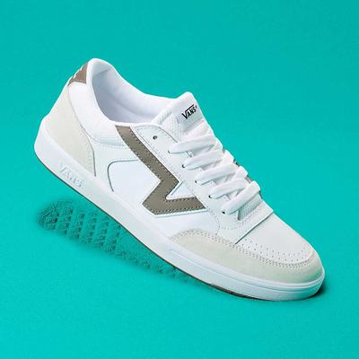 Tenis Vans Pop Lowland CC Hombre Blancas | MNG294106