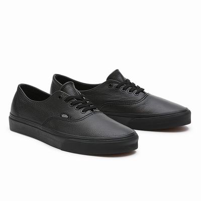 Tenis Vans Premium Leather Authentic Decon Hombre Negras | EBQ481597