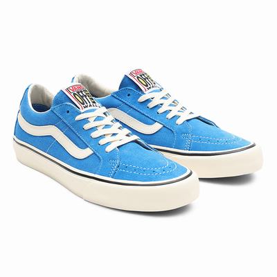 Tenis Vans Salt Wash Sk8-Low Reissue SF Mujer Azules | GBJ837912