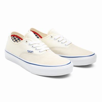 Tenis Vans Skate Authentic Hombre Blancas | YZG264897