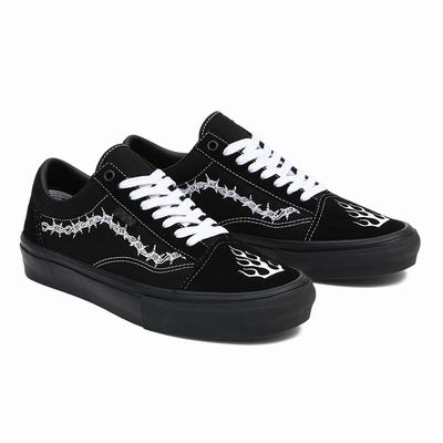 Tenis Vans Skate Old Skool Hombre Negras | GVW140273