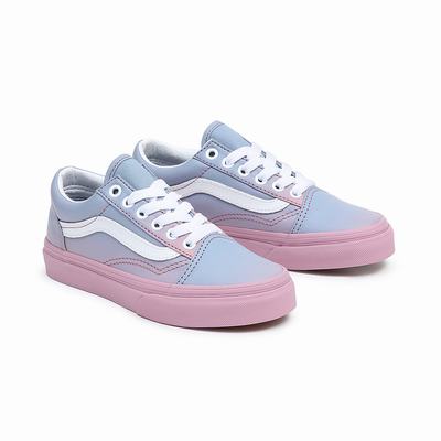 Tenis Vans Skool (8-14 years) Niños Azules/Rosas | AFY925371