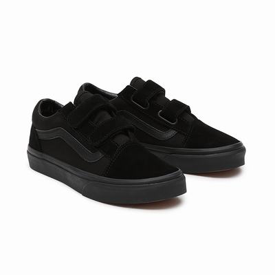 Tenis Vans Skool V (8-14+ years) Niños Negras | CTU839741