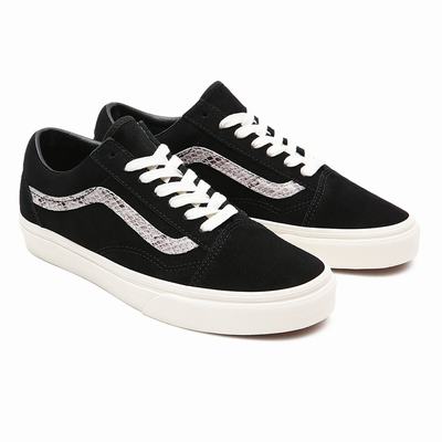 Tenis Vans Suede/Snake Old Skool Mujer Negras | ZFT859230