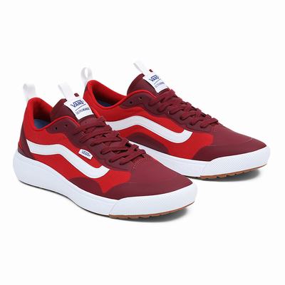 Vans hombre online rojas