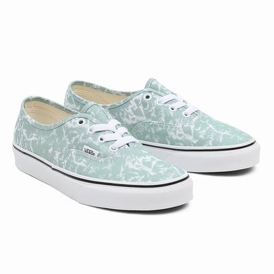 Tenis Vans Washes Authentic Mujer Verde | LVB938642