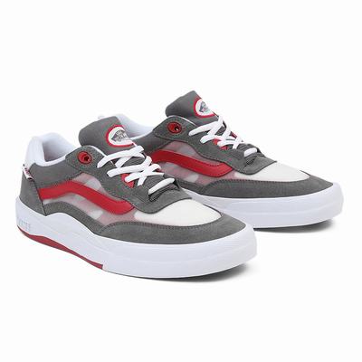 Tenis Vans Wayvee Mujer Rojas/Gris | MNK695812