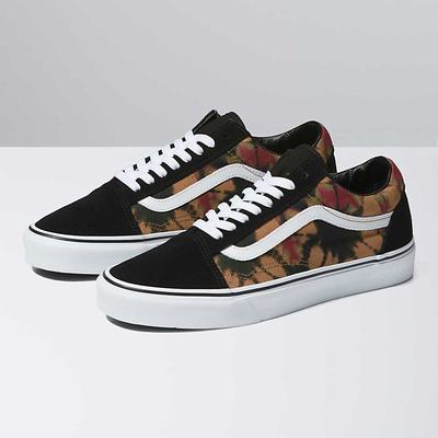 Tenis Vans Woodland Wash Old Skool Hombre Negras | KOS258497