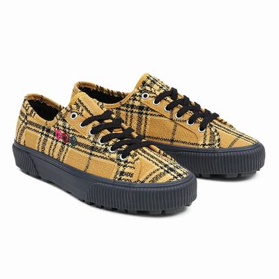 Tenis Vans X Curren X Knost Delridge SF Mujer Amarillo | MXO473628