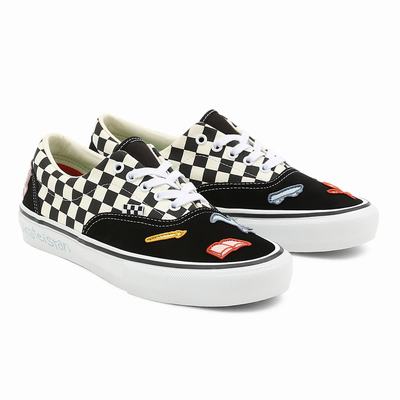 Tenis Vans x Skateistan Skate Era Hombre Negras/Blancas | TOF012679